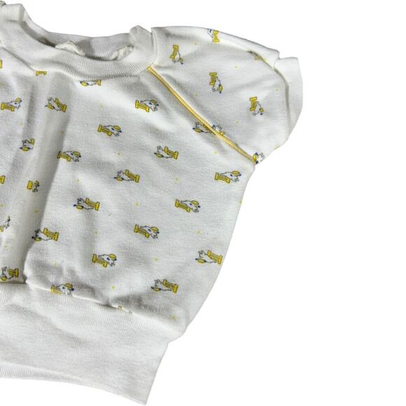 Prancing Sheep Vintage 80’s / 90’s Graphic Baby Top - Picture 2 of 3